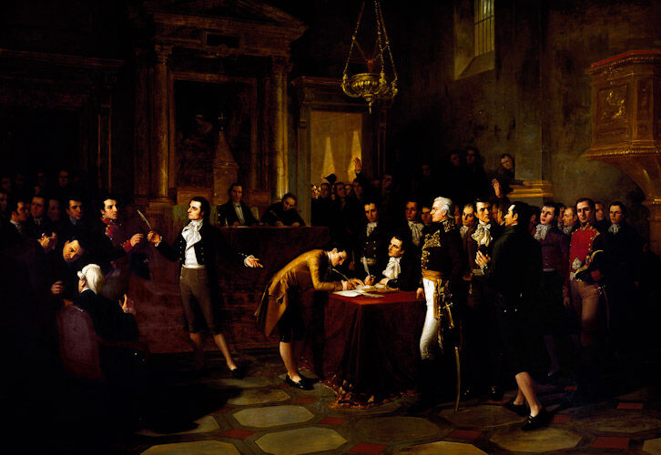 Firma del Acta de la Independencia