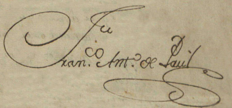 Francisco Antonio de Paúl (firma larga)