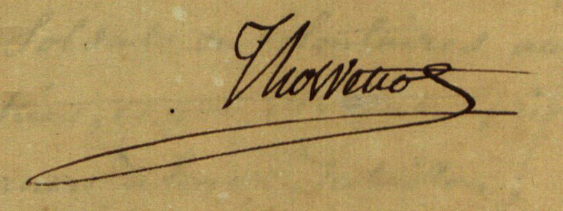 P. Thouvenot (firma larga)