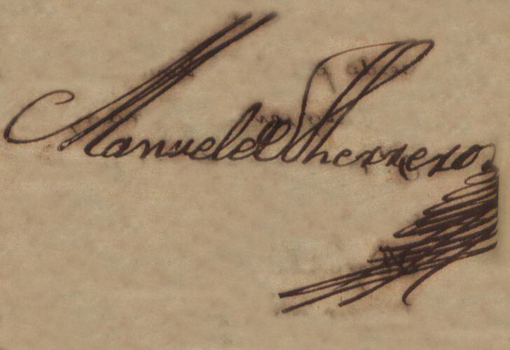 Manuel de Therreros (firma larga)