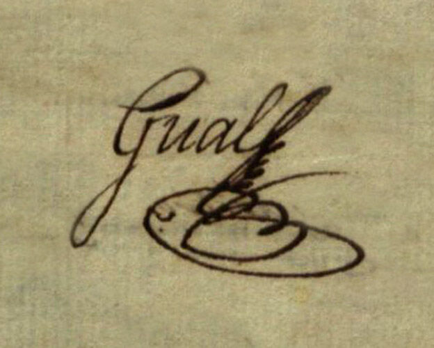 Manuel Gual (firma corta)