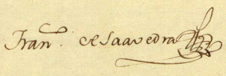 Francisco Saavedra (firma larga)