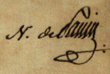 N. de Panin (Conde) (firma larga)