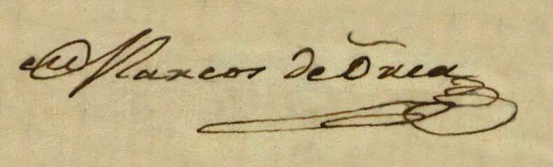 Marcos de Orea (firma larga)