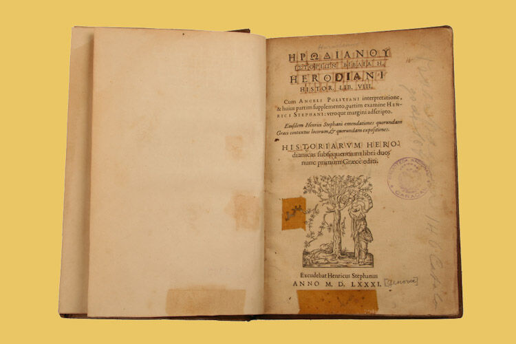 Herodiani historiarum libri  VIII,  cum Angeli Politiani interpretatione